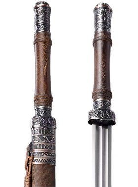 卧龙剑龙泉镇宅宝剑一体秦剑硬剑