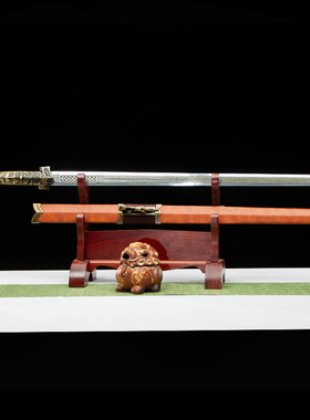 六面汉剑高锰钢一体八面硬剑镇宅