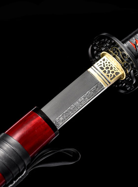 龙泉刀剑日式武士刃手工刀一体