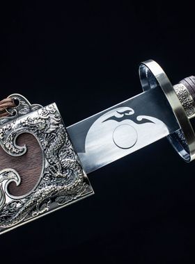 龙泉市刀剑不锈钢牛尾武术双手刀