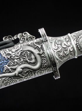 龙泉市刀剑高锰钢手工锻打唐横刀