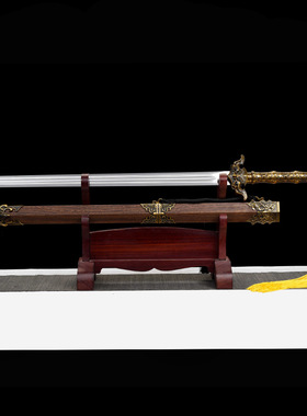 倚天剑长款古风宝剑镇宅汉剑一体