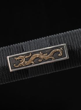 龙泉市刀剑地肌精炼夹钢手工汉剑