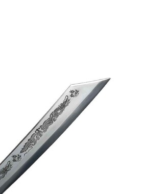 唐横刀麒麟康熙手工锻打锰钢