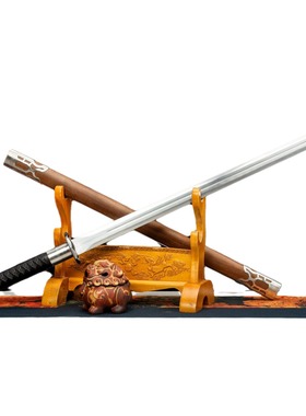 龙泉市刀剑高锰钢一体短刀双手