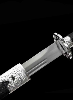 侍城黑龙绣春刀弯款唐剑高锰钢