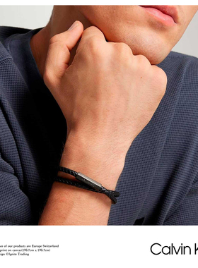 CalvinKlein男士双层款手链