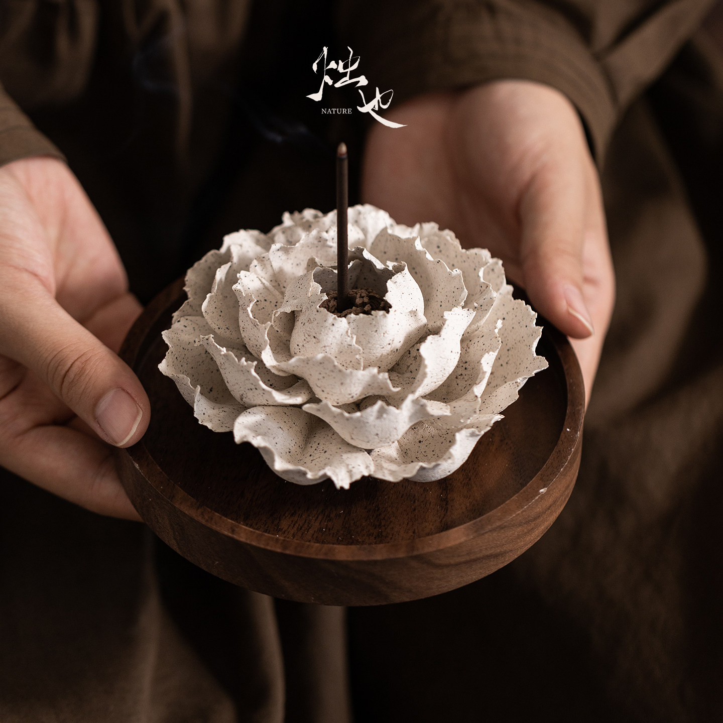 烛也景德镇非遗手捏陶瓷花线香插香底座家居摆件中式扩香精油香薰,淘宝优惠券,粉丝福利购,淘宝优惠卷