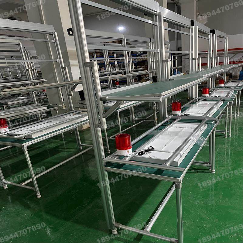 第三代精益管工作台铝合金线棒检验打包桌定制流水线防静电操作台,淘宝优惠券,粉丝福利购,淘宝优惠卷