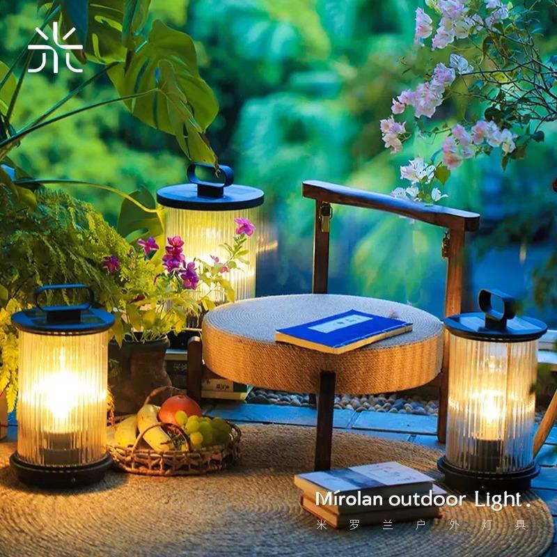 太阳能庭院灯户外防水草坪灯室外花园氛围布置阳台院子造景露台灯 - 图0