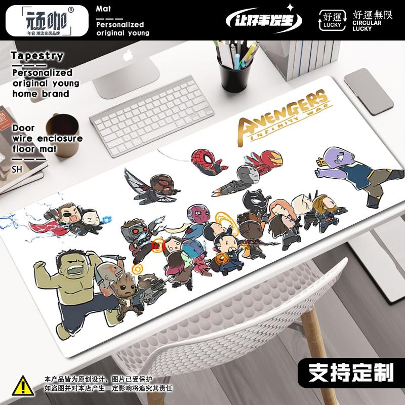 鼠标垫桌垫办公漫威键盘垫笔记本办公桌键盘垫创意定制创意鼠标垫 - 图1