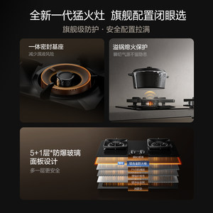 方太TF29B液化气燃气灶天然气炉嵌入家用双灶猛火灶台官方旗舰店