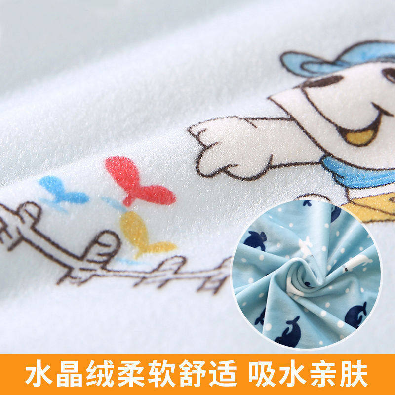 婴儿用品0-3岁水晶绒U型防水按扣口水巾吃饭围嘴围兜幼儿饭兜,淘宝优惠券,粉丝福利购,淘宝优惠卷