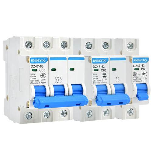 上海人民 DZ47空气开关1P2P3P4P家用6A-40A小型断路器63-125A - 图3