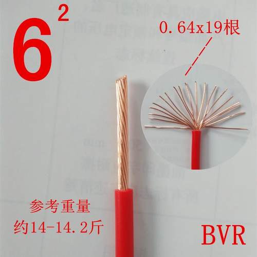 零剪1.5/2.5/4/6/16平方铜芯软线 单根单芯多股软线 家装电线国标 - 图3