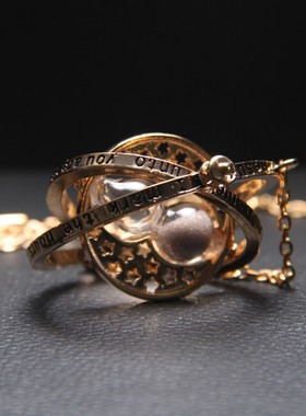 哈利波特时间时光转换器沙漏项链毛衣链 速卖通ebay 电影周边