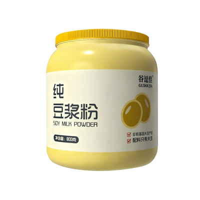 纯豆浆粉罐装800克非转基因东北大豆营养早餐原味冲饮豆粉
