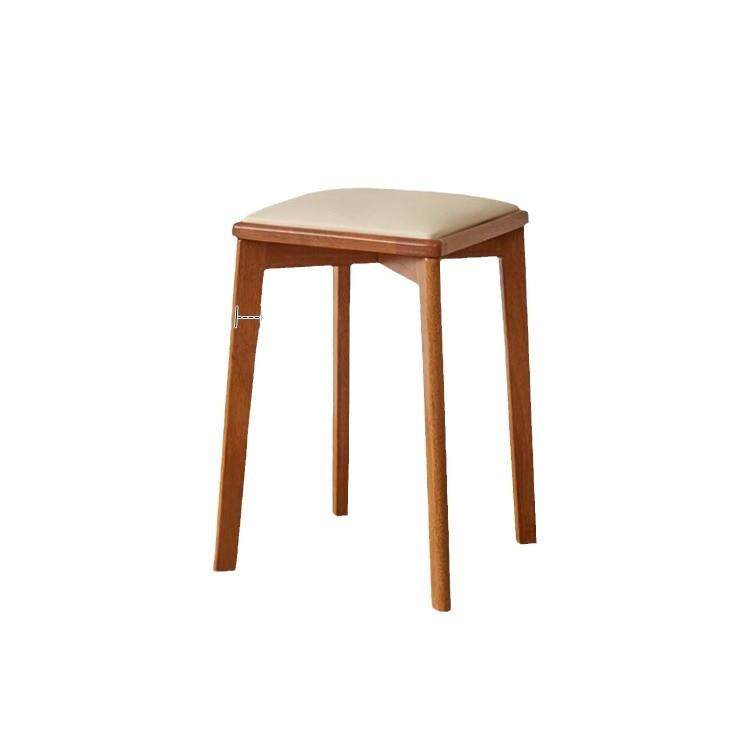 家逸实木凳子餐椅可叠放椅子软包方凳高凳板凳餐桌凳家用软包凳,淘宝优惠券,粉丝福利购,淘宝优惠卷