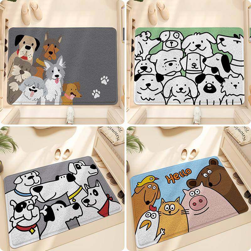 入户门地垫丝圈进门口家用玄关地毯可爱萌宠户外耐脏脚垫2024新款,淘宝优惠券,粉丝福利购,淘宝优惠卷
