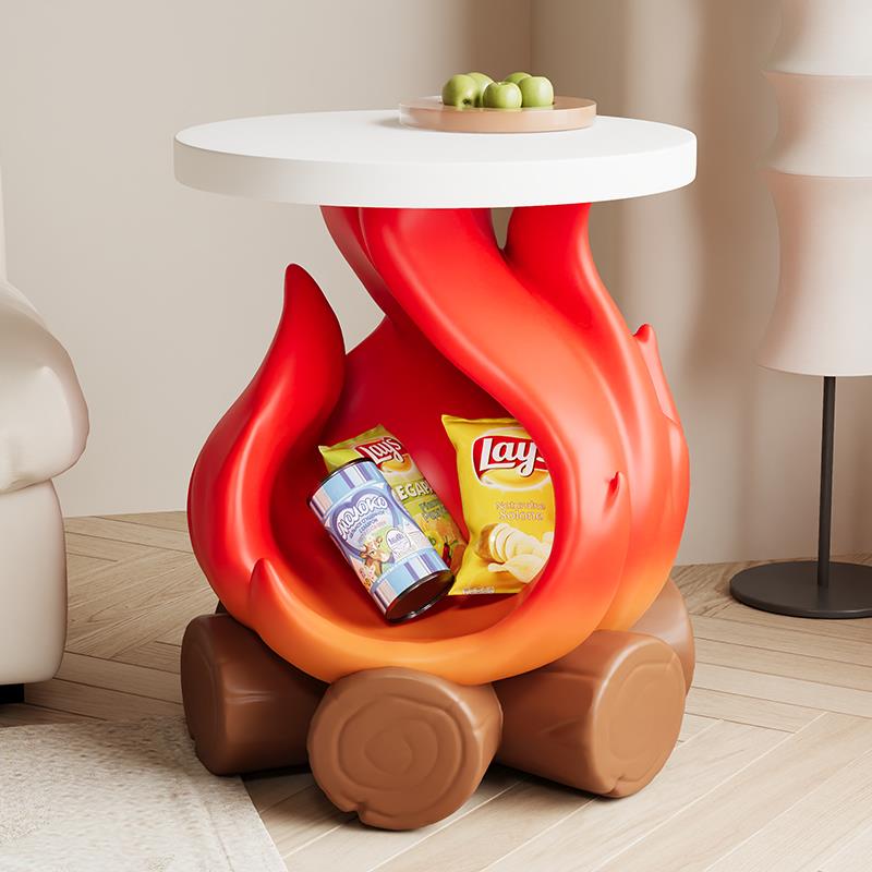 MSKA创意客厅沙发茶几卡通小边几床头柜替代品可移动卧室落地摆件 - 图1