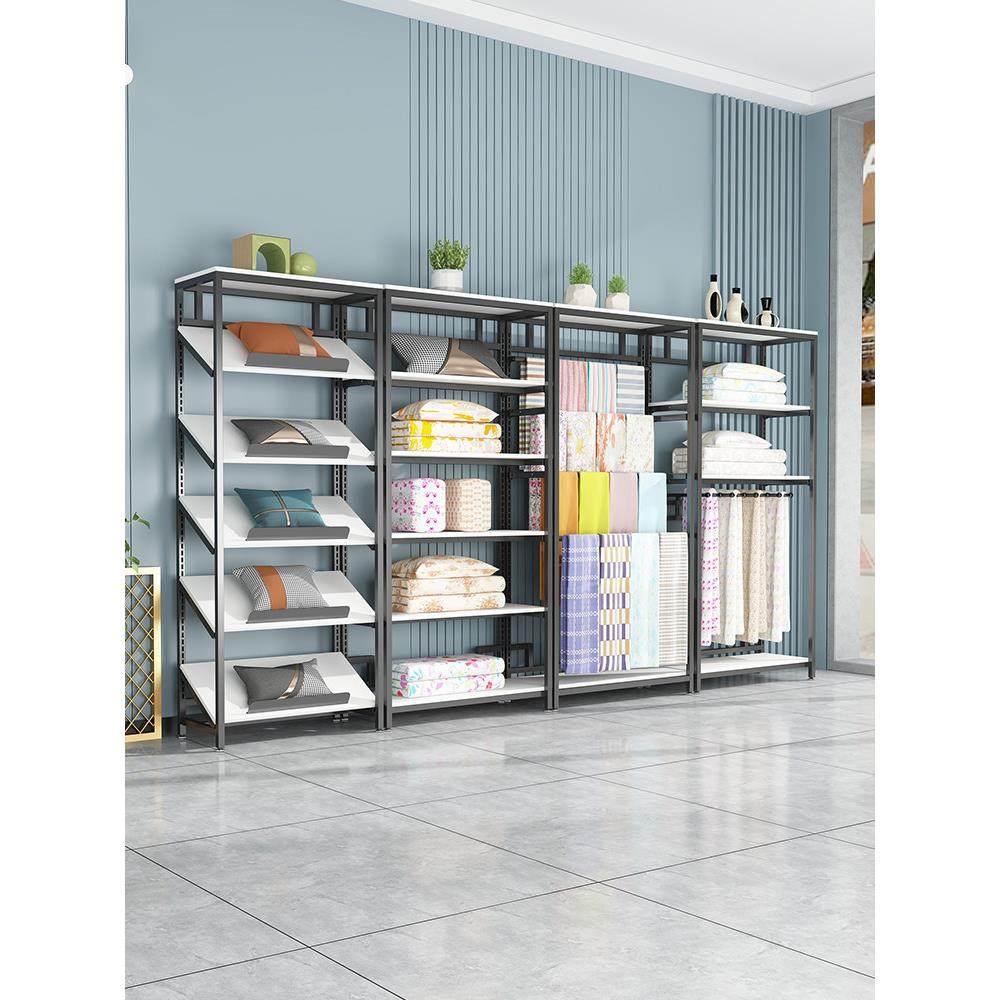 家纺店货架展示架布料床上用品展示柜四件套被子枕芯可调节置物架,淘宝优惠券,粉丝福利购,淘宝优惠卷