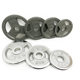 Lawsky outdoor solid cast iron barbell plates