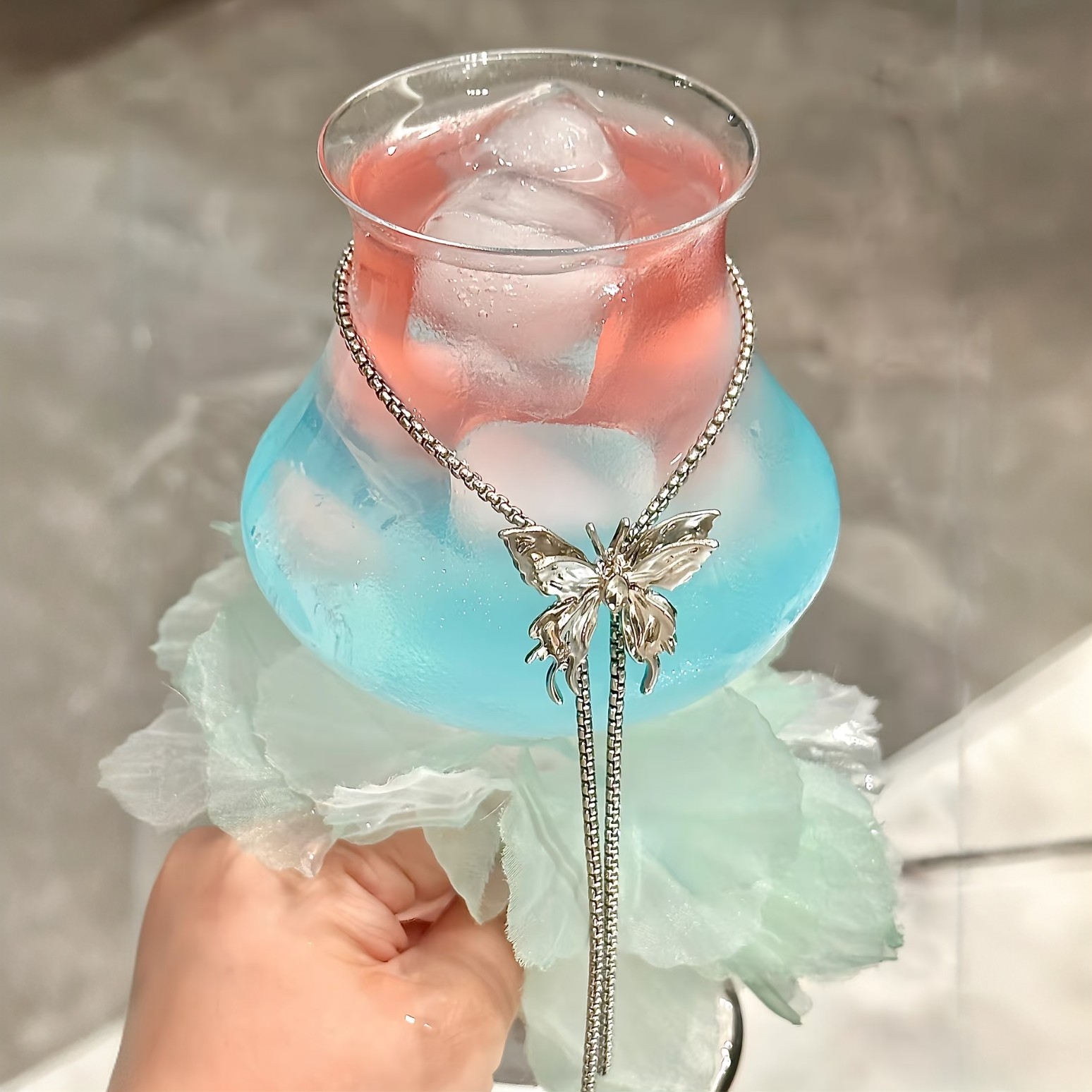 酒吧商店网红梦江南鸡尾酒杯创意玻璃鸡尾酒杯高颜值个性组合酒杯,淘宝优惠券,粉丝福利购,淘宝优惠卷