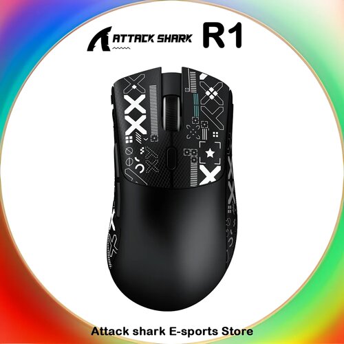 Attack Shark R1 Wireless Gaming Mouse Tri Mode 2.4G Bluetoo - 图1