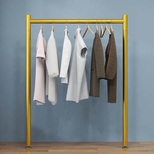 超窄脚晾衣架落地阳台卧室凉晒衣服家用简易侧装墙上小型挂衣新品 - 图0