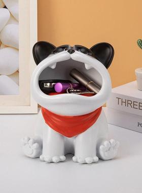 玄关钥匙置物架动物收纳摆件糖果盒客厅装饰品创意玄关桌面摆设