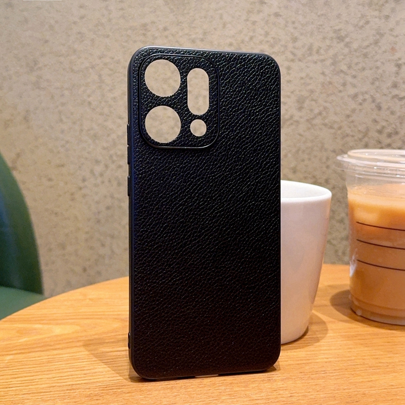 OPPO PLA110手机壳0PP0PKZ110保护套oppoReno14pro新款荔枝皮纹PLA11O全包镜头防摔黑边PKZ11O高端商务后壳OP - 图3
