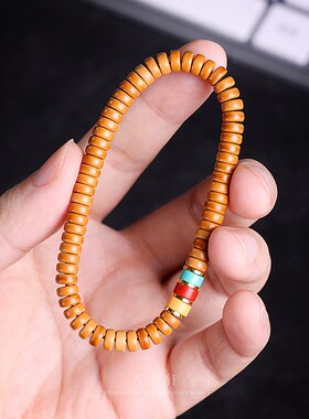 极速天然橄榄核药片手串单圈直切隔片垫片精L品配饰文玩男女款DIY