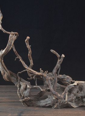极速木头根d雕底座创意枯木实木树根风化木家居装饰品陶瓷人物佛