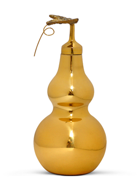 全铜有叶葫芦八卦铜葫芦摆件开盖招财门厅挂饰招财家居客厅装饰品