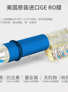 万和净水器VRO-E405滤芯家用净水机PP棉活性炭反渗透超滤RO膜直饮