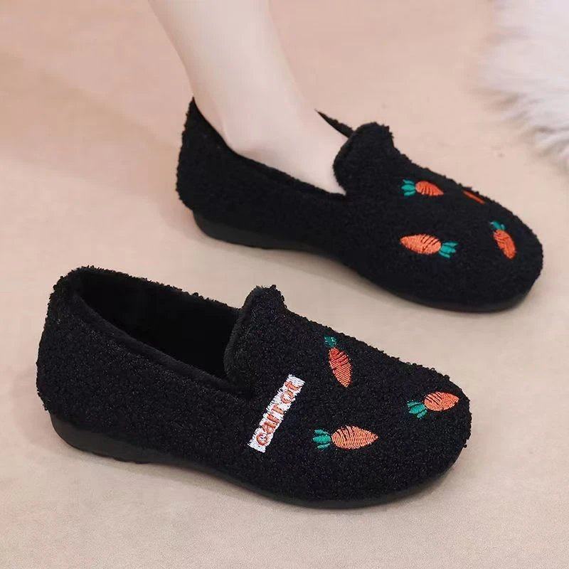 【爆款】冬季新款萝卜棉鞋豆豆鞋可居家外穿女士二棉一脚蹬防滑鞋,淘宝优惠券,粉丝福利购,淘宝优惠卷