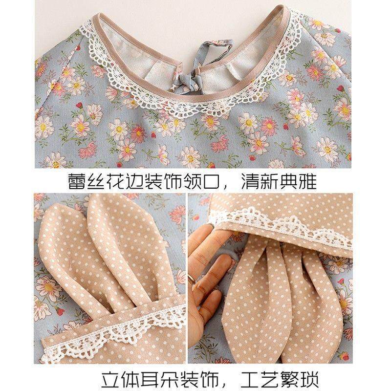 韩版时尚新款棉布厨房做饭围裙可爱耐磨上班工作餐饮专用罩衣长袖,淘宝优惠券,粉丝福利购,淘宝优惠卷