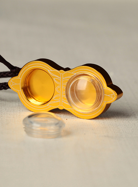 极速用品 金刚杵形m大鹏鸟眼嘎乌盒噶乌盒项链吊坠车挂件饰品 配