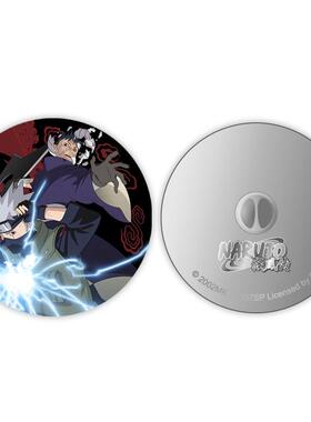 现货正版火影忍者动漫盲盒徽章鸣人佐助卡卡西带土鼬马口铁