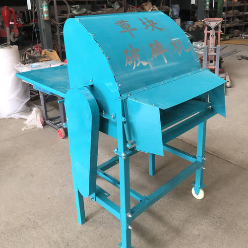 牛羊养殖草包破碎机冻草捆草块破碎机碎草机打散秸秆粉碎机铡草 - 图3