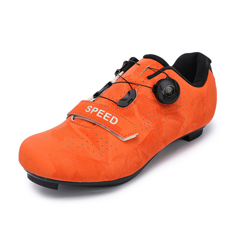 Cycling lock shoes, road sole lock shoes, men's hard-soled bicycle shoes, women's non-lock rubber sole spinning shoes, cycling shoes