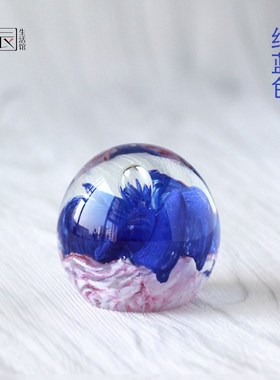 创意情人节摆件家居饰品酒柜装饰品玻璃工艺品生日礼物仿真花摆设