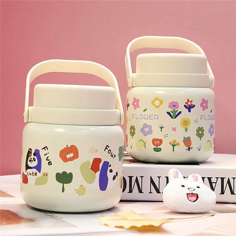 可爱熊猫2024新款焖烧杯316不锈钢保温闷烧壶焖粥便携饭盒银耳羹,淘宝优惠券,粉丝福利购,淘宝优惠卷