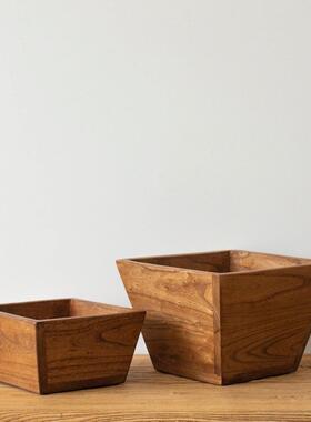 老榆木斗老旧斗日进斗金彷古米斗开张婚庆祝福礼品包邮