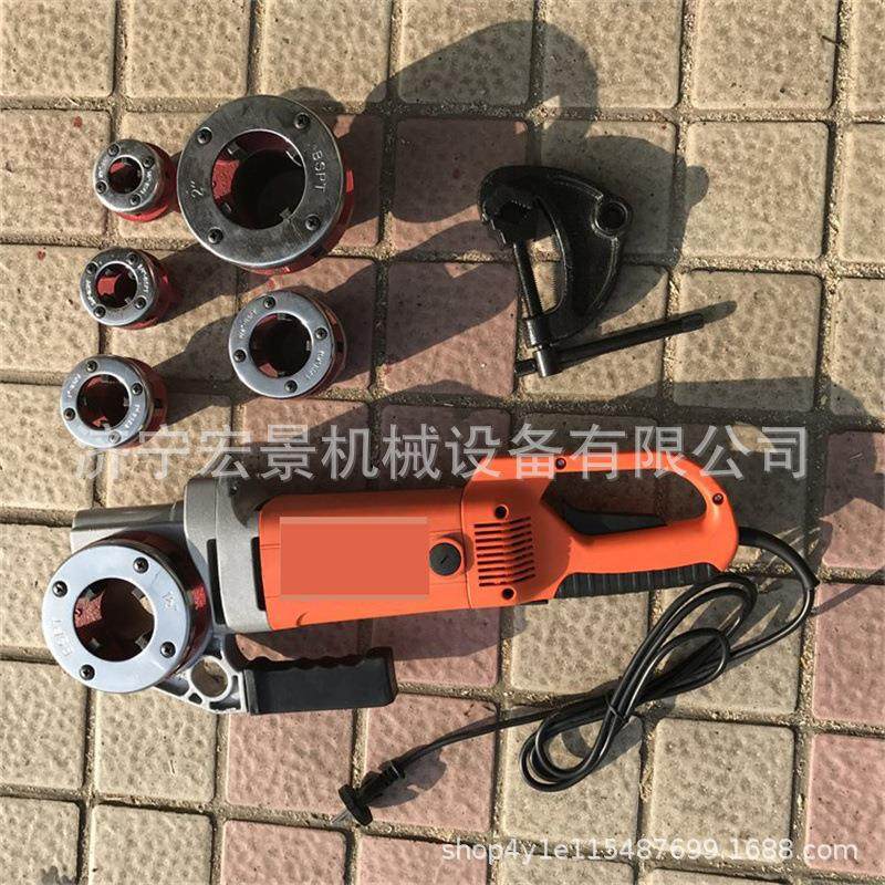 手持电动套丝机ZIK-KY01-50/30镀锌水管车丝机带切管外螺纹加工机,淘宝优惠券,粉丝福利购,淘宝优惠卷