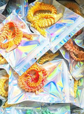 3D打印中国龙多色神龙工艺品摆件礼物网红创意手工汽车摆件3D玩具