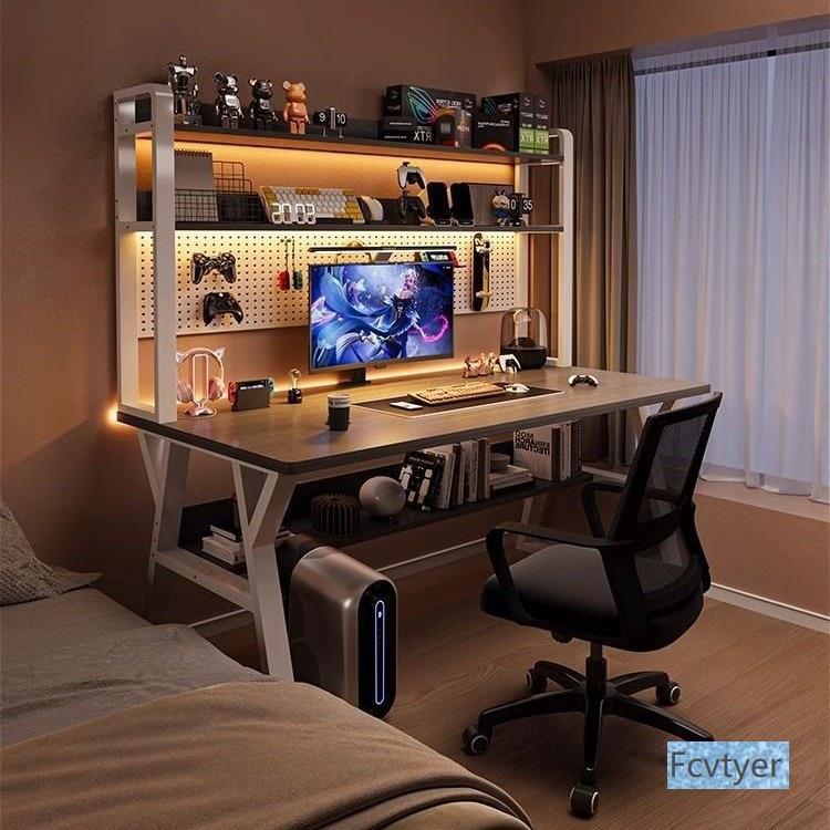 Ji Feixiang student student writing e-sports desk office 00 desk book bookshelf one male desk hole board study computer desk
