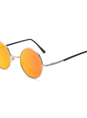 这个杀手不太冷cos同款墨镜圆形黑色让雷诺洛丽塔爱心太阳眼镜