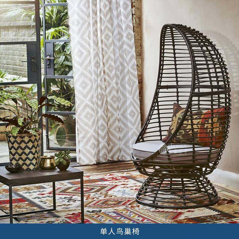 外别墅院沙藤编沙发露天防水防晒鸟巢懒人17975户藤椅室外花庭园,淘宝优惠券,粉丝福利购,淘宝优惠卷