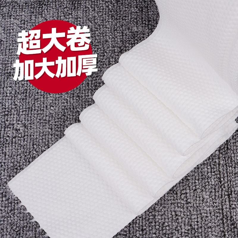 加厚大卷美容院洗脸巾擦脸巾棉柔一次性洗面巾棉柔巾美容店面巾纸 - 图3